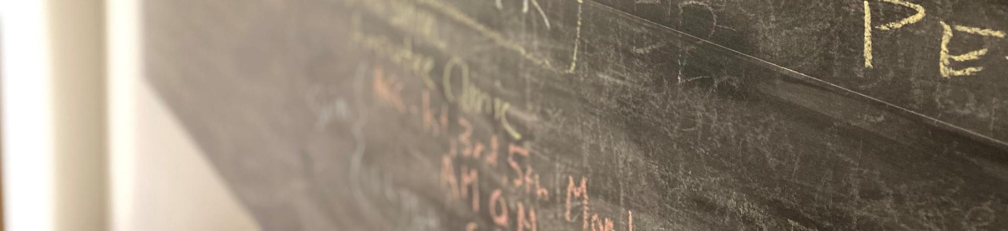 chalkboard